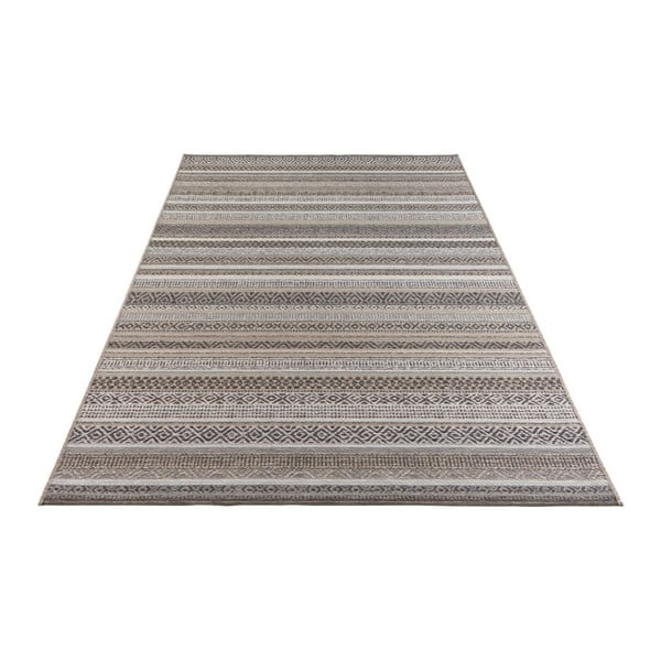 Hnedý koberec vhodný aj do exteriéru Elle Decoration Bloom Torcy, 80 × 150 cm-image-4