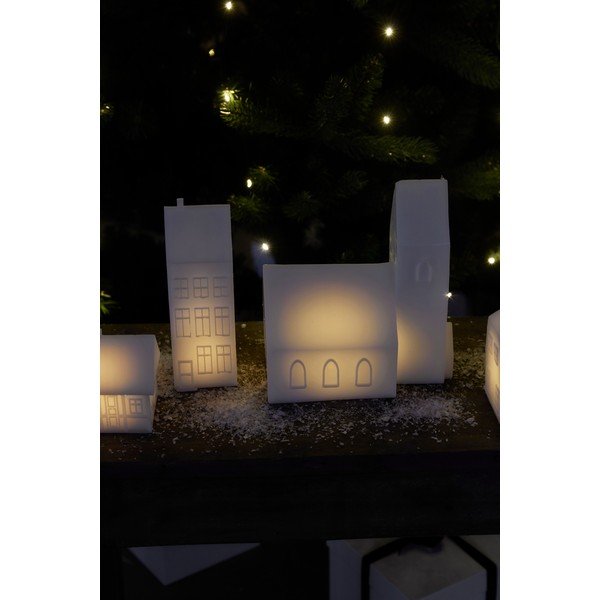 Biela svetelná dekorácia na baterky Copenhagen Half-Timbered House – Sirius-image-3