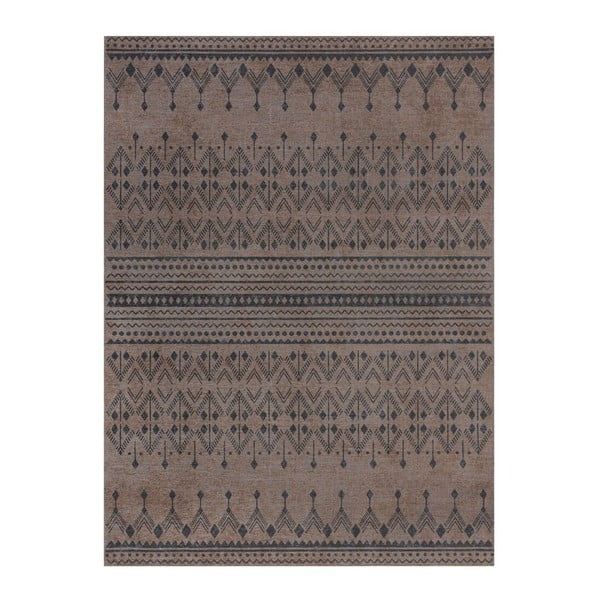 Hnedý prateľný koberec 120x170 cm MATCH NIKO JUTE LOOK - Flair Rugs
