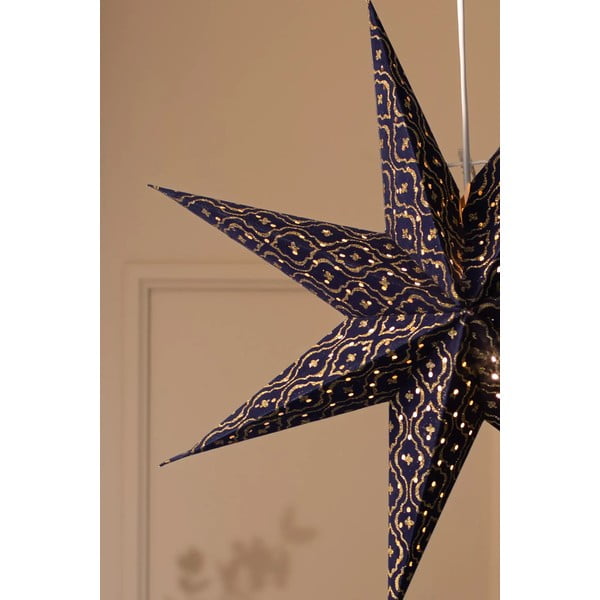 Tmavomodrá závesná vianočná svetelná dekorácia Baroque – Markslöjd-image-2