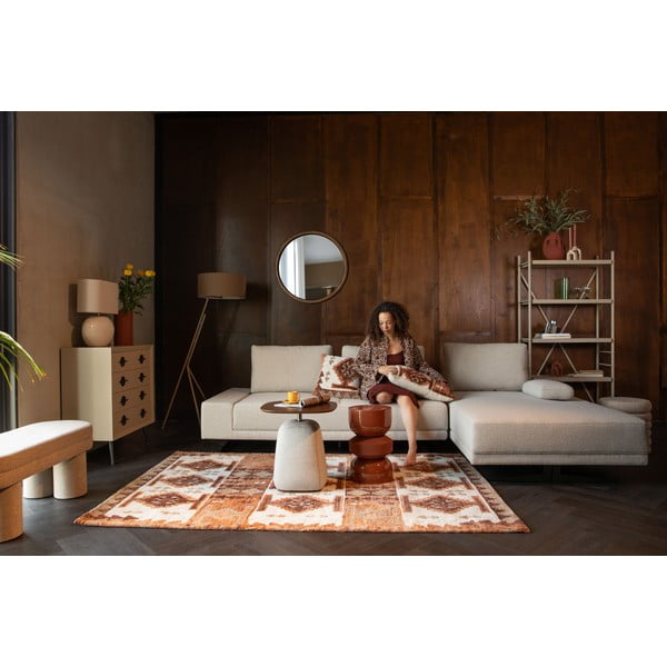 Svetlohnedá stojacia lampa s textilným tienidlom (výška 150 cm) Murphy – Dutchbone-image-2