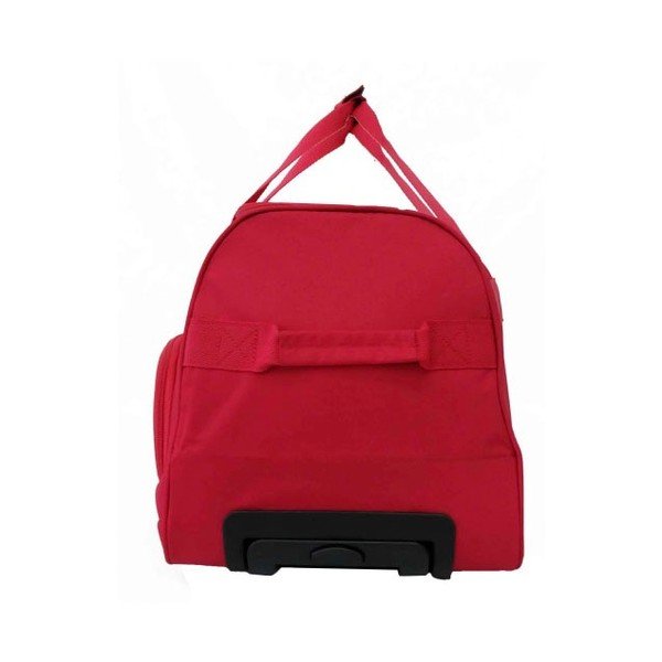 Červená cestovná taška na kolieskach Hero Roulette, 65 l-image-2