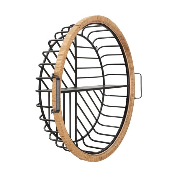 Čierna kovová polica Cebu - Mauro Ferretti-image-2