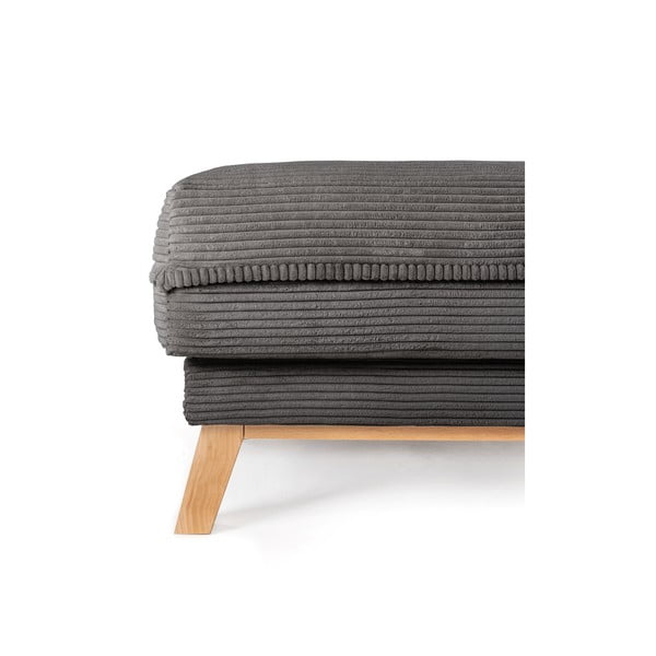 Sivá menčestrová podnožka Tori – Bonami Selection-image-3