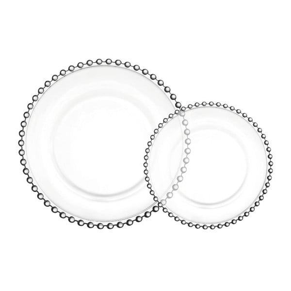 Sada 4 tanierov Pearls, 26,5 cm