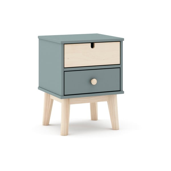 Detský nočný stolík sivozelený Estefania – Marckeric-image-3