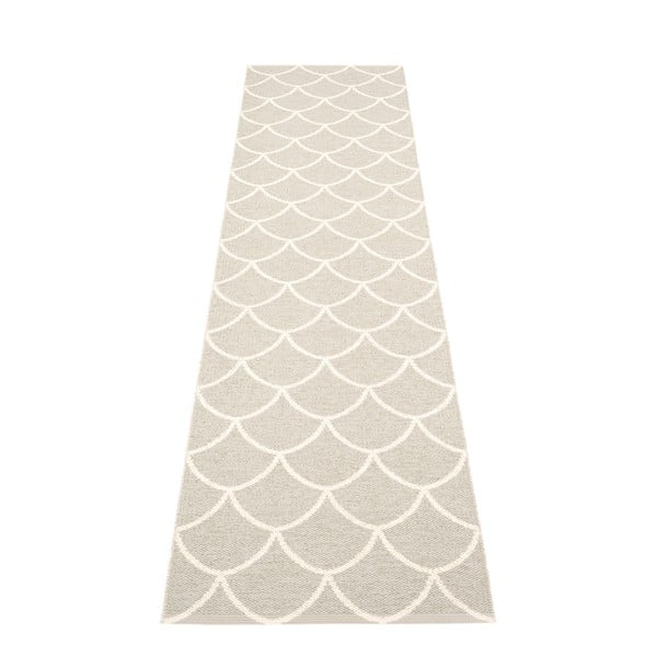 Krémový vnútorný a vonkajší behúň 70x300 cm Kotte Linen – Pappelina