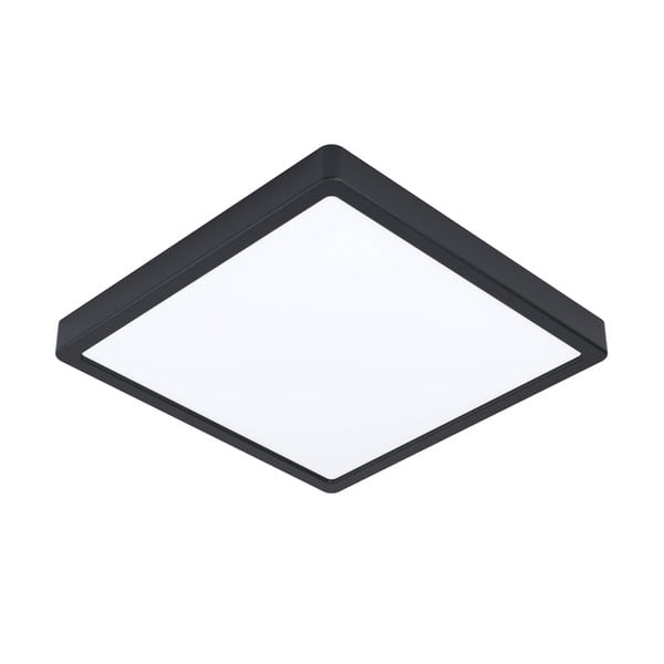 Čierne LED stropné svietidlo 28,5x28,5 cm FUEVA 5 – EGLO