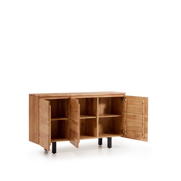 Komoda z masívu akácie v prírodnej farbe 150x88x40 cm Uxue – Kave Home-image-3