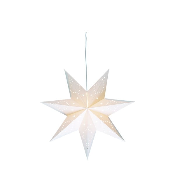 Biela vianočná svetelná dekorácia ø 45 cm Saturnus – Markslöjd
