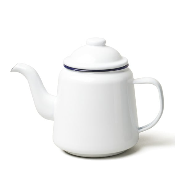 Biela smaltovaná čajová kanvička Falcon Enamelware, 1 l
