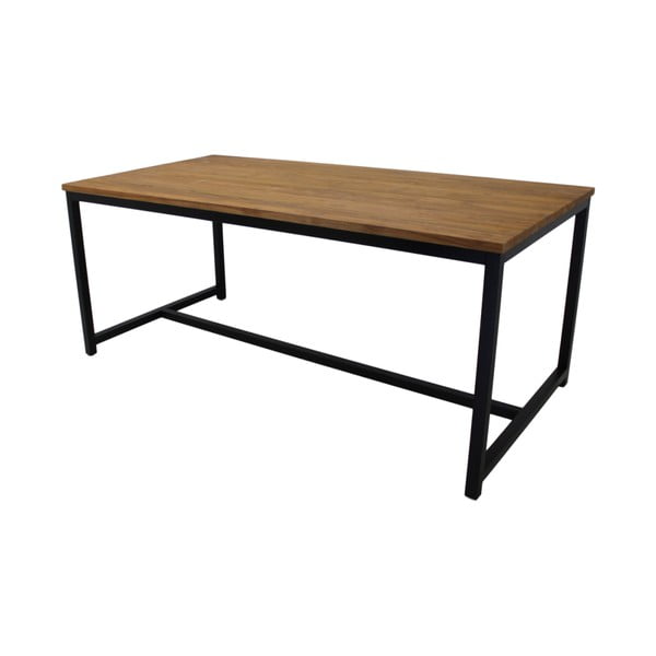 Jedálenský stôl z teakového dreva a kovu HSM collection, 220 × 100 cm