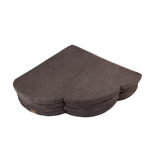 Hnedá detská hracia podložka 160x160 cm – Meowbaby-image-4