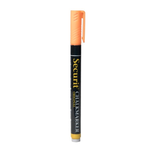 Oranžová kriedová fixka na vodnej báze Securit® Liquid Chalkmarker Small