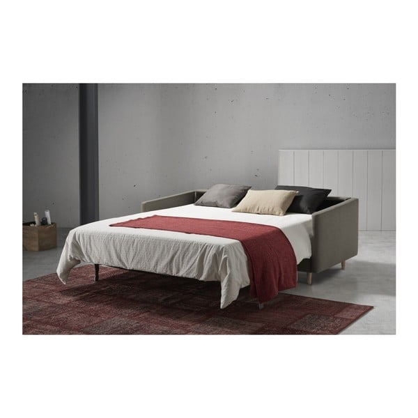 Sivá rozkladacia pohovka Suinta Nesso, šírka 160 cm-image-1