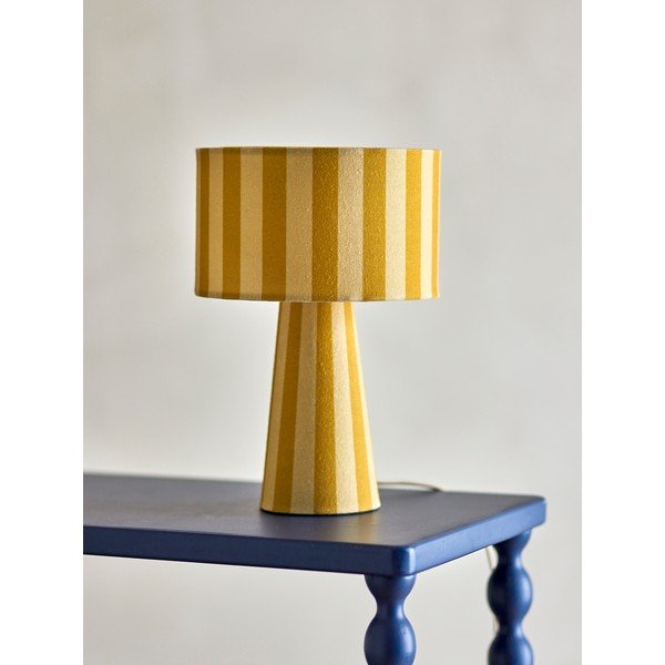 Žltá látková stolová lampa s textilným tienidlom (výška  30 cm) Emmie – Bloomingville-image-2