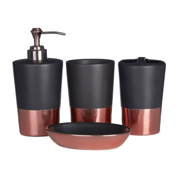 Čierna miska na mydlo Premier Housewares Alpha, 14 × 10 cm-image-2