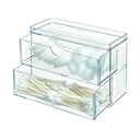 Kúpeľňový organizér na vatové tampóny Crystalline – iDesign/The Home Edit