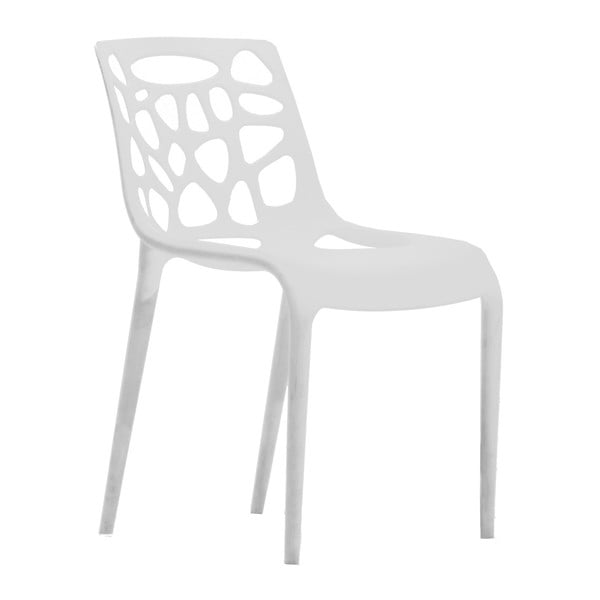 Biela záhradná stolička RGE