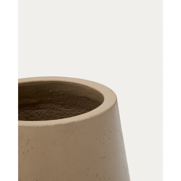 Betónový obal na kvetináč ø 50 cm Calun – Kave Home-image-4