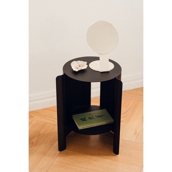 Kovový okrúhly odkladací stolík ø 32 cm Wa – noo.ma-image-1