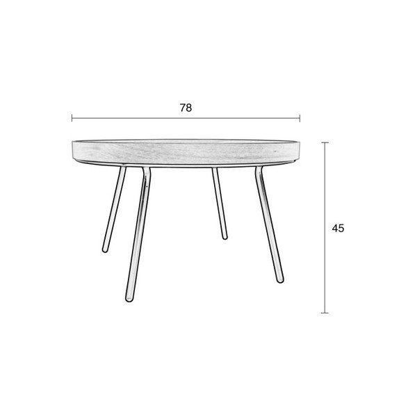 Konferenčný stolík Zuiver Round-image-1