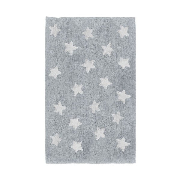 Sivý detský koberec Tanuki Stars, 120 × 160 cm