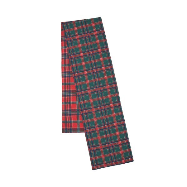 Bavlnený behúň na stôl s vianočným motívom 220x32 cm Christmas Tartan Check – Catherine Lansfield-image-3
