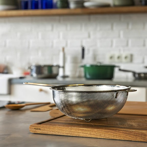 Cedidlo z nehrdzavejúcej ocele ø 25 cm Lucca 3.0 – FABINI-image-1