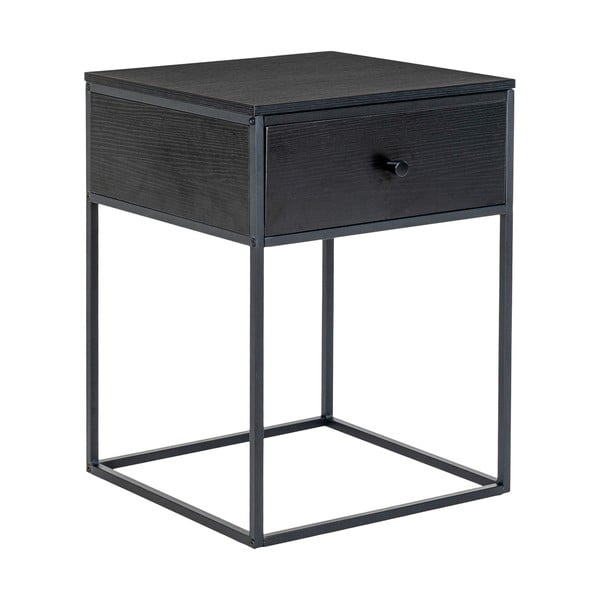Čierny nočný stolík Vita – House Nordic-image-3