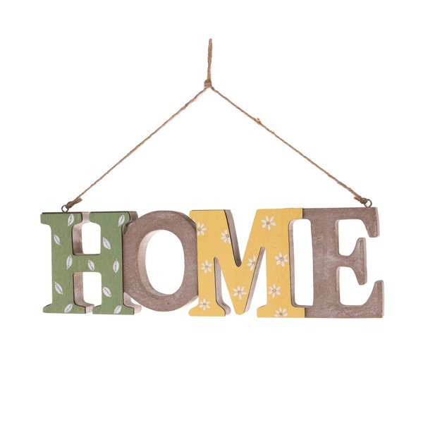 Drevená závesná dekorácia Dakls Home Sweet Home