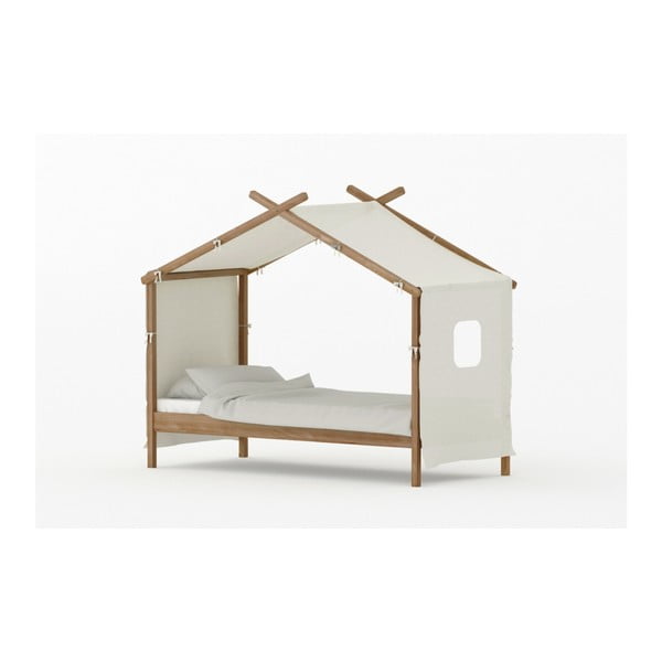 Detská posteľ z borovicového dreva BLN Kids House, 200 × 90 cm