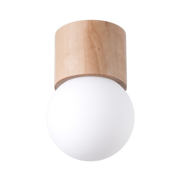 Biele/v prírodnej farbe stropné svietidlo so skleneným tienidlom ø 12 cm Surtur – Sollux