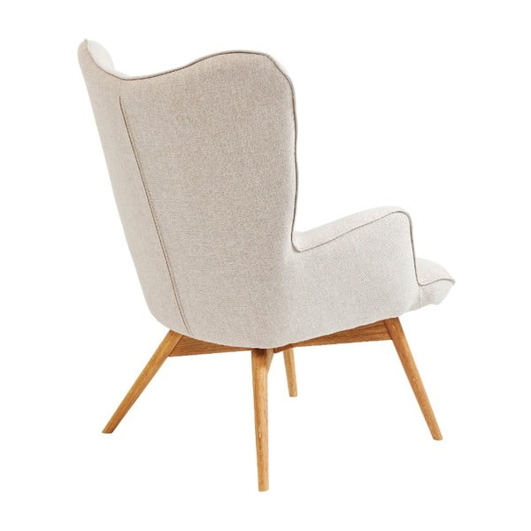 Biele kreslo Kare Design Vicky Ecru-image-2