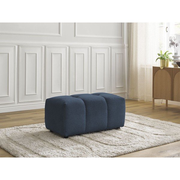 Modrá ženilková podnožka Roxelane – Bobochic Paris-image-1