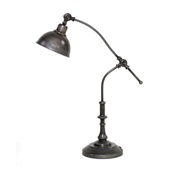 Industriálna stolová lampa In Grey Color
