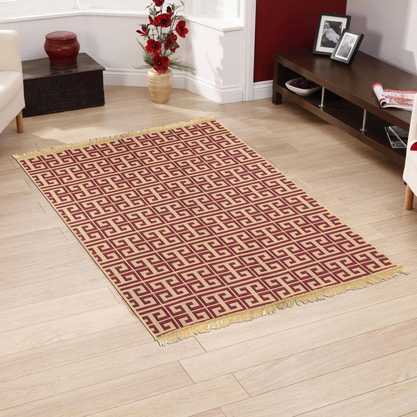 Koberec Tee Claret Red, 60 × 90 cm-image-1