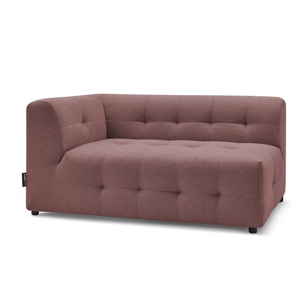 Tmavoružový modul pohovky (ľavý roh) Kleber - Bobochic Paris-image-3