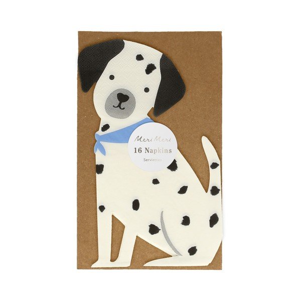 Papierové obrúsky v súprave 16 ks Puppy – Meri Meri-image-1