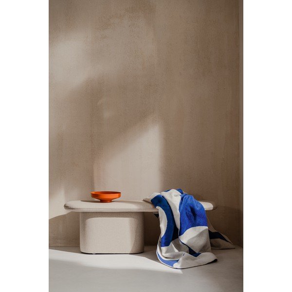 Modrá/krémovobiela deka 150x200 cm Tul – noo.ma-image-2