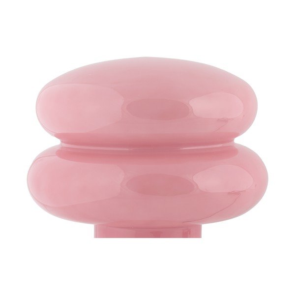 Ružová sklenená stolová lampa (výška  24 cm) Incesante – Leitmotiv-image-2