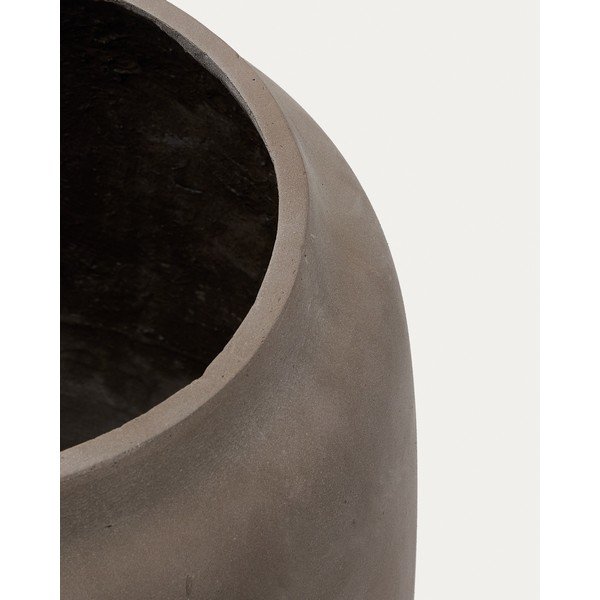 Betónový obal na kvetináč ø 53 cm Lira – Kave Home-image-4