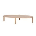 Konferenčný stolík z dubového dreva v prírodnej farbe 100x180 cm Kulin – Gazzda