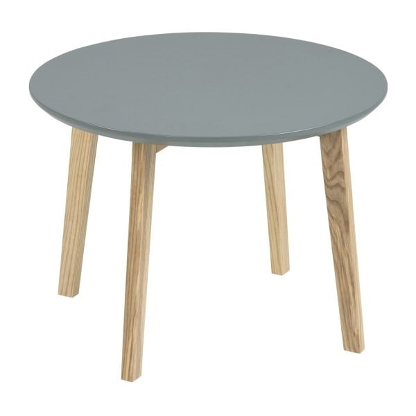 Sivý konferenčný stolík Actona Molina, ⌀ 50 cm