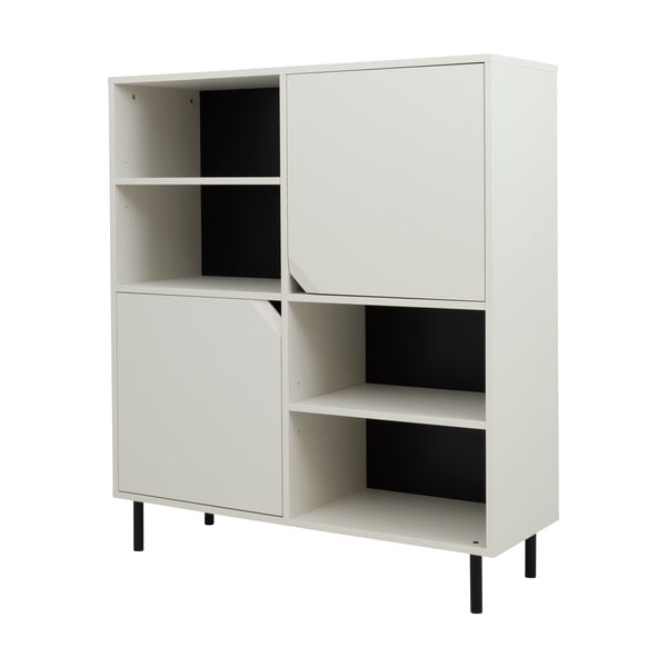 Biela knižnica 118x137 cm Corner - Tenzo-image-2