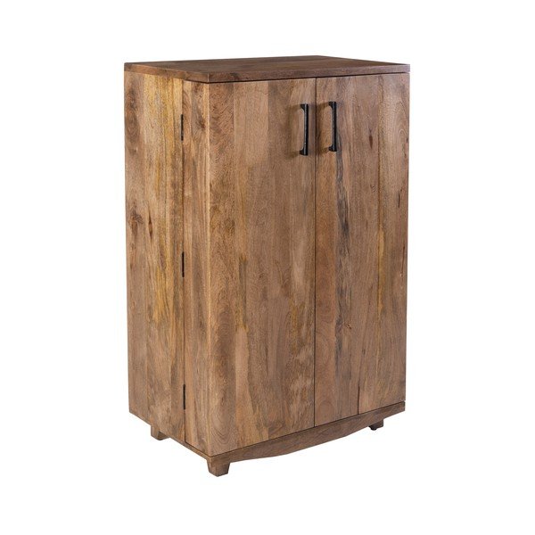 Vinotéka z mangového dreva v prírodnej farbe počet fliaš 12, 74x122x46 cm Bombay – Interia Home & Living-image-2