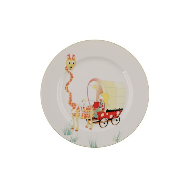 5-dielna detská porcelánová jedálenská súprava Kütahya Porselen Giraffe-image-2