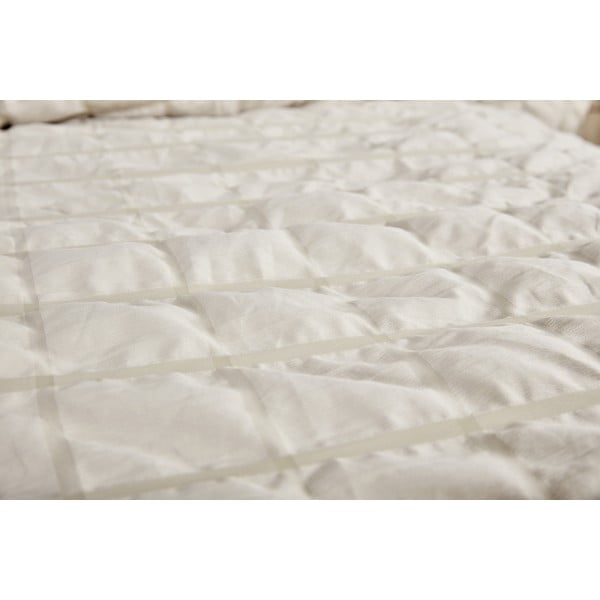 Béžové krepové obliečky na jednolôžko 140x200 cm Naomi – My House-image-1