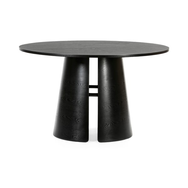 Čierny okrúhly jedálenský stôl Teulat Cep, ø 137 cm