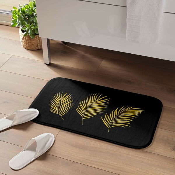 Čierna/v zlatej farbe kúpeľňová predložka 45x75 cm Orbella – douceur d'intérieur-image-1